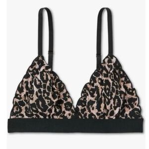 DVF for Target Leopard Mesh Bralette - XL